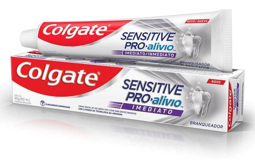 Pasta de dentes Colgate Sensitive Pro-Alívio Imediato em creme 90 g