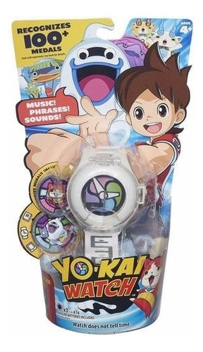 Relógio Yo Kai Watch Com 2 Medalhas Lacarado Hasbro