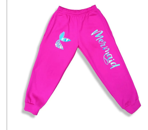 Pantalón Deportivo Para Niñas De Sirena 