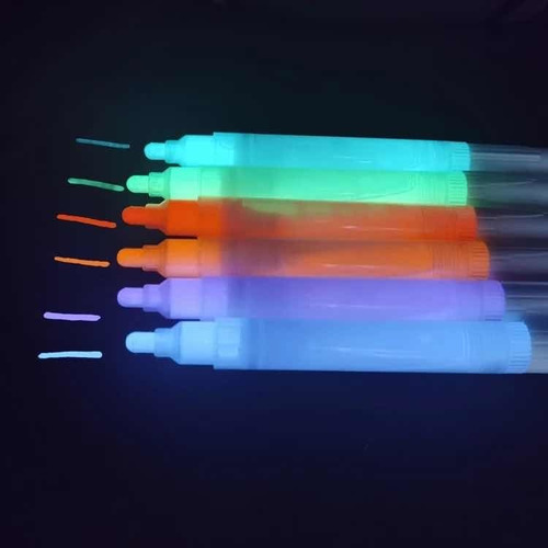 Imagen 6 de 7 de Marcador Invisible A La Luz Que Brilla En La Oscuridad