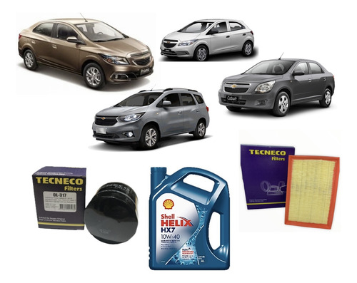 Kit Service Aceite Filtros Chevrolet Onix Cobalt Prisma Spin