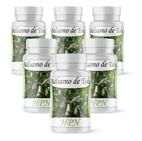 Balsamo De Tolu Anti-inflamatório 100% Natural Kit 6 Potes