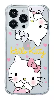 Case Funda Protector Hello Kitty Transparente Para iPhone