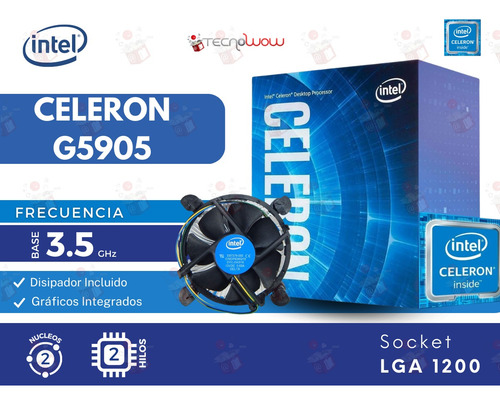 Kit De Actualización Intel Celeron + 16 Gb Ddr4 By Tecnowow