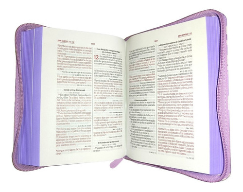 Biblia Reina Valera 1960 Flexible Lila Con Forro (mediana) ®