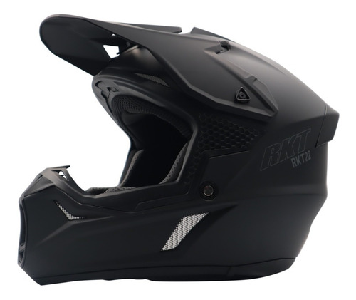 Imagen 2 de 4 de Casco Joe Rocket Rkt 22 Solid Matte Negro Para Moto