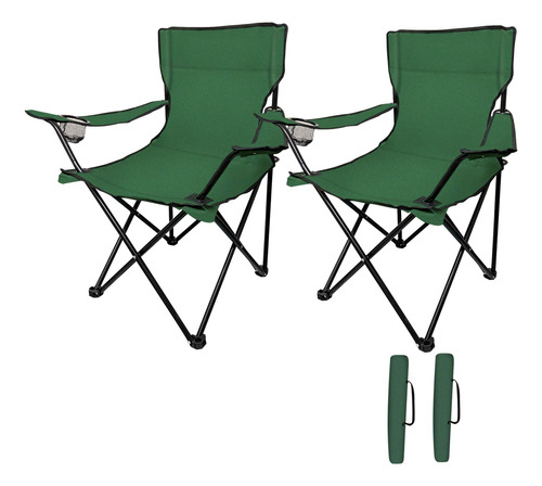 Cambyso Silla Camping 2 S Plegabl Para Exterior Cesped Facil