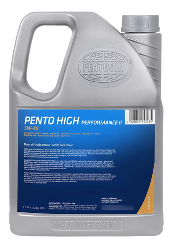 5 Lts Aceite De Motor 5w40 S320 L6 3.2l 94/99