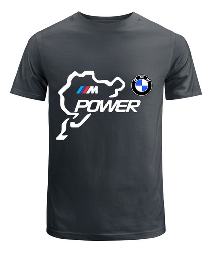 Camiseta Masculina Bmw Power Turbo Camisa Algodao