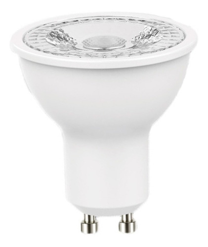 Dicroica Led Lampara 5w Aluminio Pvc Luz Calida Pack 5u