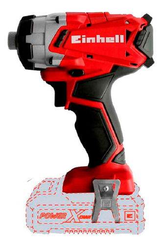 Atornillador De Impacto A Bateria 18v - Einhell Color Rojo