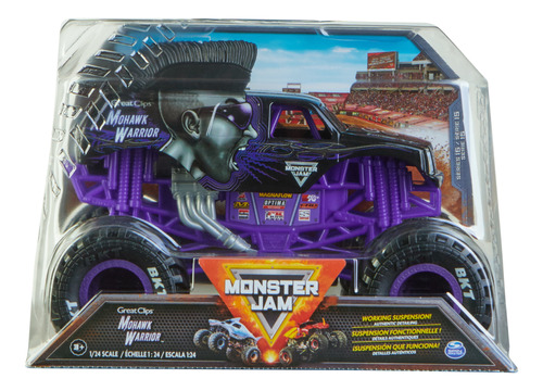 Monster Jam, Mohawk Warrior Die-cast Monster Truck 1:24 Esca