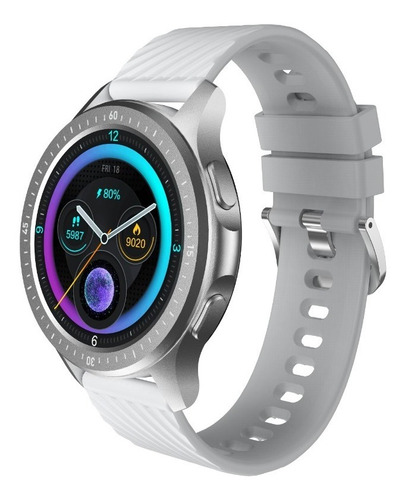 Smartwatch 1.28 Reloj Caja Metal Malla Silicona Tarjeta