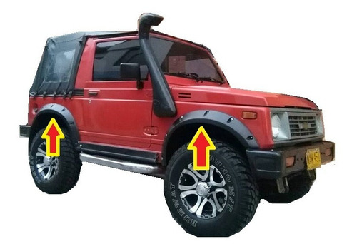 Suzuki Samurai Sj 410 Kit Extensiones Snorkel Y Estribos 4x4