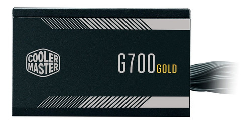 Fuente ATX Cooler Master G700 700 W 80 Plus Gold Active PFC de color negro