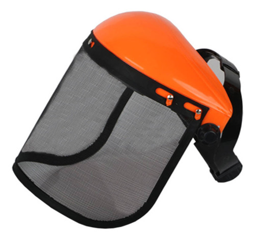 Casco De Seguridad De Malla Con Visera Integral Para Tala
