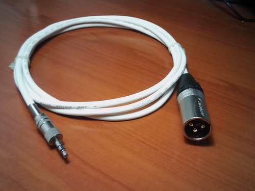 Cable De Sonido Plug 3.5mm A Xlr Canon Macho De 7 Ft Audio 