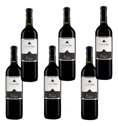 Vino Poesia Clos Des Andes Malbec Caja X 6un X 750cc