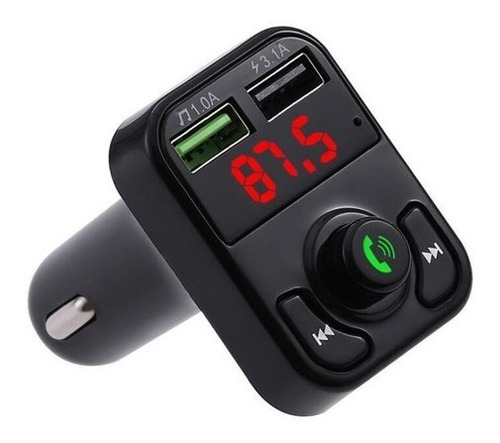 Transmisor Fm Bluetooth Micro Sd Cargador De Carro