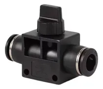 Comprar Llave Valvula De Corte 3 Vias 8mm Acople Rápido Neumatica