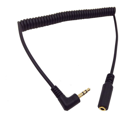 Cable Aux De Audio 3,5mm Macho A Hembra | Negro / 1,5m