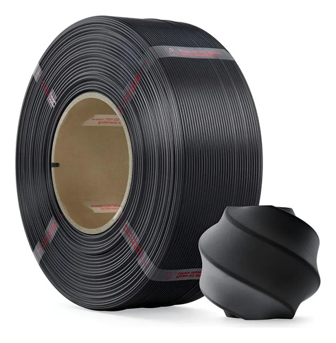 Filamento Pla Lite Bambu Lab Refil Sem Carretel Preto 1 Kg