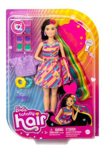 Barbie Muñeca Modelo Barbie Totally Hair Modelo Corazon