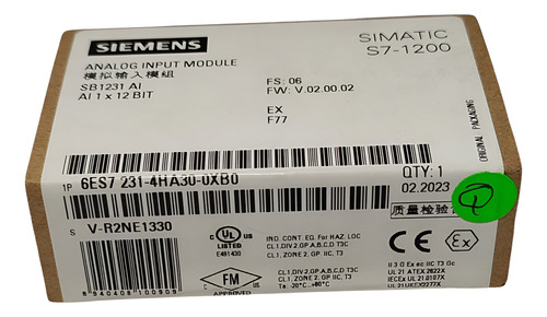 Modulo De Entradas Analogicas 6es7231-4ha30-0xb0 Siemens