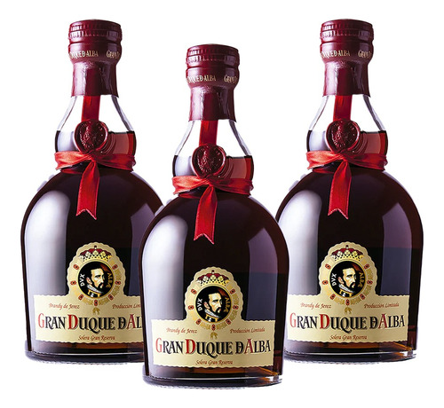 Pack De Brandy Gran Duque De Alba 700ml - 3 Unidades