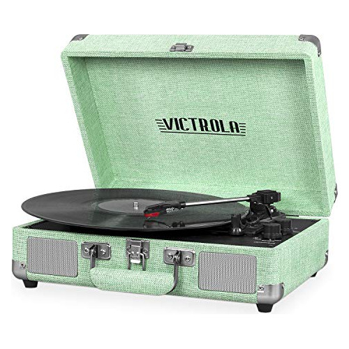 Victrola Vsc-550bt-lmn Tocadiscos Bluetooth Con Maletero De 
