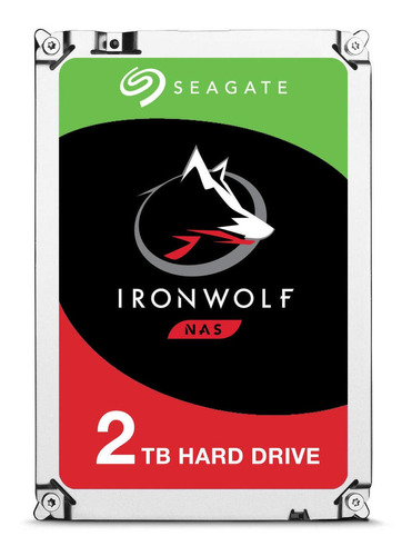 Imagen 1 de 3 de Disco duro interno Seagate IronWolf ST2000VN004 2TB