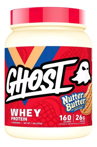 Galleta Cacahuate Nutter Butter Ghost Proteína 15servicios