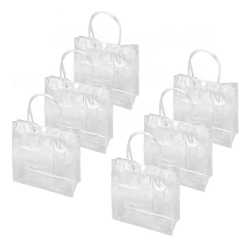 Bolsa Transparente Para Regalo De Compras, 10 Unidades, 25 X