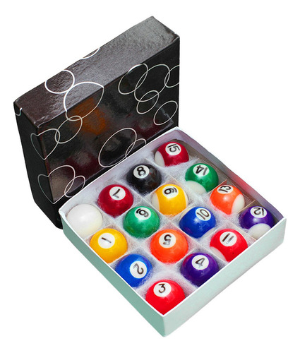 Juego De Mini Bolas De Billar For Niños, Juego De 38mm