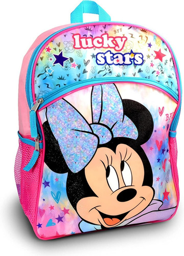 Mochila Minnie Mouse Con Lonchera Para Niñas Teletiendauy