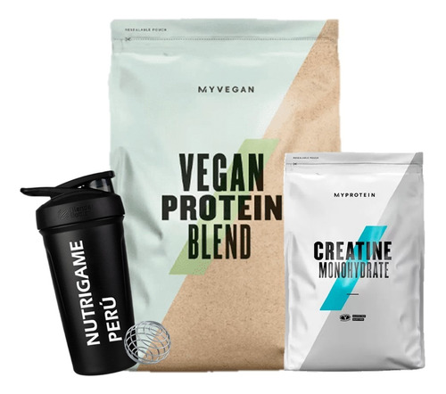 Pack Vegan Blend Protein 2.5kg + Creatina Myprotein 500gr