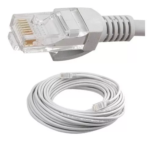 Cable Utp Ethernet Rj45 Armado 20 Metros