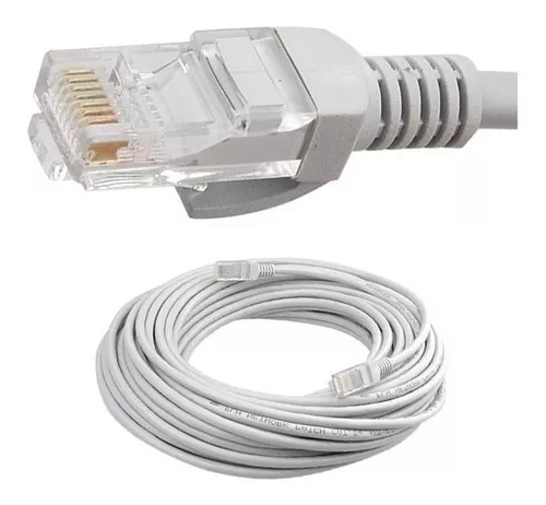 Cable De Red Lan Ethernet Rj45 Utp 20 Metros Mts Armado