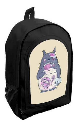 Mochila Negra Infantil Nena Nene Totoro Anime Tt33