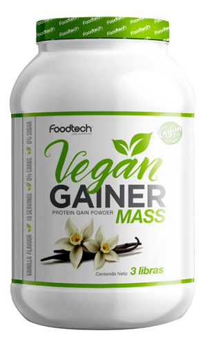 Vegan Gainer Mass 3lbs - Foodtech