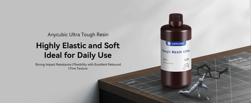 Resina Anycubic Impresora 3d Ultra Tough Resistent 1kg Negra