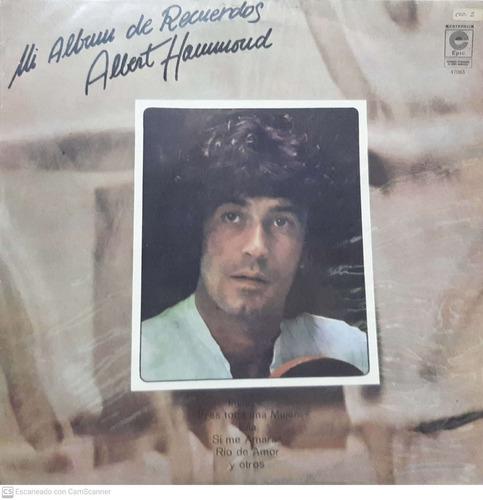 Vinilo Disco Albert Hammond Mi Album De Recuerdos Todelec