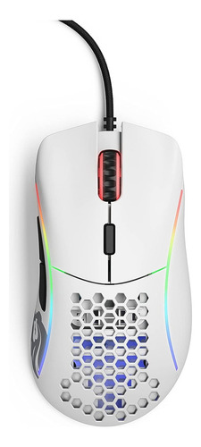 Mouse Gamer Glorius Modelo D - Honeycomb Branco Fosco