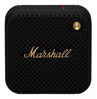 Parlante Portátil Bluetooth Marshall Willen Black And Brass