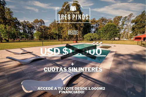 Lotes Venta General Rodríguez Tres Pinos Barrio La Isabel