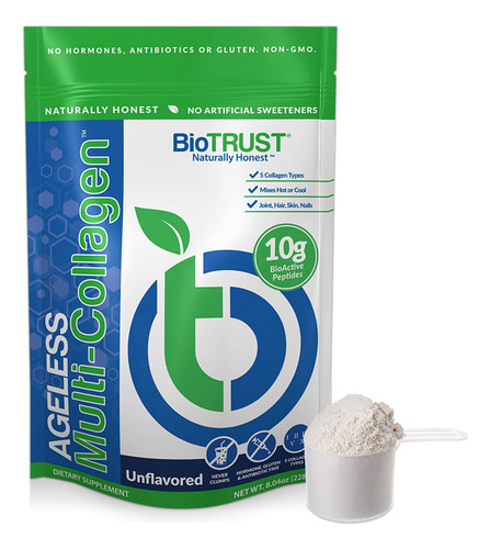 Biotrust Ageless Multi Collagen Protein | 5 En 1 Collagen Po