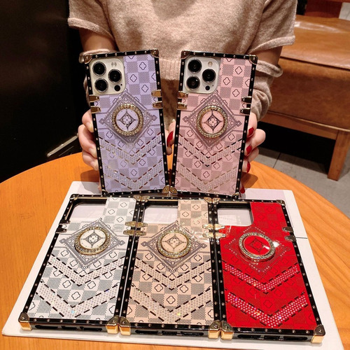 Funda Para iPhone Carcasa Celular Anticaida Case Con Anillo