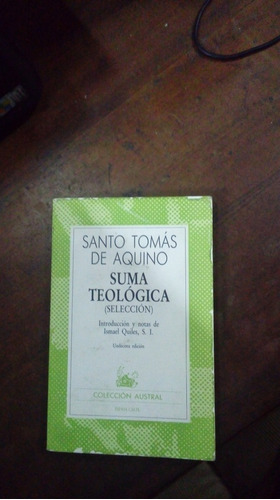 Libro Suma Teológica (selección)   Santo Tomás De Aquino