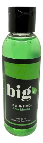 comprar Lubricante Gel Intimo Big D Sabor - Menta Efecto Frio 80ml Sabor Frio Menta