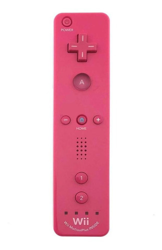 Controle joystick sem fio Nintendo Wii Remote Plus pink